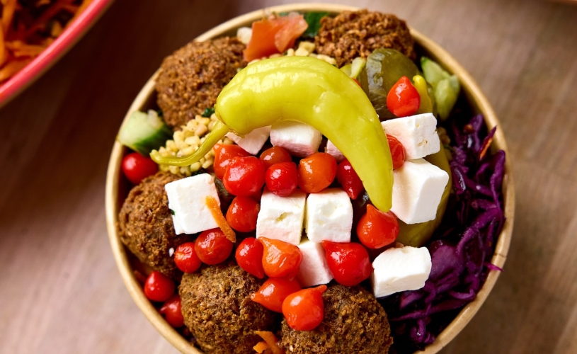 Salad box at Eat a Pitta